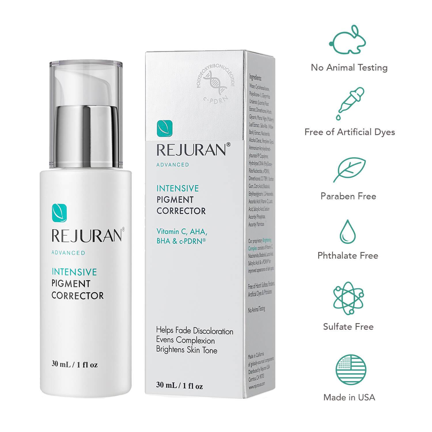 Rejuran Pigment Corrector ingredients breakdown
